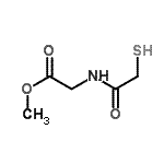 CAS 登录号：154150-10-4， 甲基N-(巯基乙酰基)甘氨酸酯