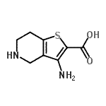 CAS#: 154274-58-5, 3-Amino-4,5,6,7-Tetrahydrothieno[3,2-c]Pyridine-2-Carboxylic Acid