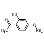 CAS 登录号：154317-49-4， 1-[4-(氨基氧基)-2-羟基苯基]乙酮
