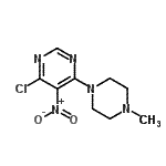 CAS#: 154418-73-2, 4-Chloro-6-(4-Methyl-1-Piperazinyl)-5-Nitropyrimidine