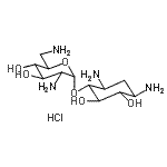 CAS#: 15446-43-2, 4,6-Diamino-2,3-Dihydroxycyclohexyl 2,6-Diamino-2,6-Dideoxyhexopyranoside Tetrahydrochloride