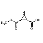 CAS 登录号：154531-73-4， (2S,3R)-3-(甲氧羰基)-2-氮丙啶羧酸