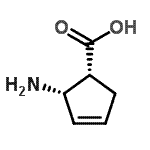 CAS 登录号：154568-20-4， (1R,2S)-2-氨基-3-环戊烯-1-羧酸