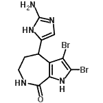 CAS#: 154569-13-8, 4-(2-Amino-1H-Imidazol-4-Yl)-2,3-Dibromo-4,5,6,7-Tetrahydropyrrolo[2,3-c]Azepin-8(1H)-One