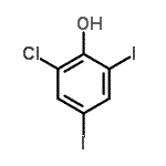 CAS#: 15459-49-1, 2-Chloro-4,6-Diiodophenol