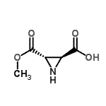 CAS 登录号：154632-87-8， (2S,3S)-3-(甲氧羰基)-2-氮丙啶羧酸