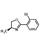 CAS 登录号：154701-59-4， (4S)-2-(2-溴苯基)-4-甲基-4,5-二氢-1,3-恶唑