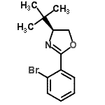 CAS#: 154701-60-7, (4S)-2-(2-Bromophenyl)-4-(2-Methyl-2-Propanyl)-4,5-Dihydro-1,3-Oxazole