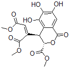 CAS 登录号：154702-77-9， (Z)-2-[(3S,4R)-5,6,7-三羟基-3-甲氧羰基-1-氧代异色满-4-基]丁-2-烯二酸二甲酯