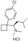 CAS#: 154752-45-1, (alphaR)-1-(4-Chlorophenyl)-N,N-Dimethyl-alpha-(2-Methylpropyl)-Cyclobutanemethanamine Hydrochloride (1:1)
