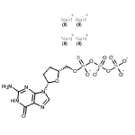 CAS 登录号：154771-50-3， [[[(2R,5S)-5-(2-氨基-6-氧代-1H-嘌呤-9-基)四氢呋喃-2-基]甲氧基-氧代-硫代膦酰]氧基-氧代-磷酰]磷酸酯;钠(1+)二氢化物