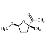 CAS 登录号：154783-51-4， 1-[(2S,5S)-5-甲氧基-2-甲基四氢-2-呋喃基]乙酮