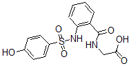 CAS 登录号：155023-59-9， 2-[[2-[(4-羟基苯基)磺酰基氨基]苯甲酰基]氨基]乙酸
