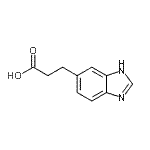 CAS#: 155049-54-0, 3-(1H-Benzimidazol-5-Yl)Propanoic Acid