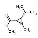 CAS 登录号：155086-19-4， 甲基(2S,3S)-3-异丙基-1-甲基-2-氮丙啶羧酸酯