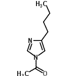 CAS 登录号：155092-17-4， 1-(4-丁基-1H-咪唑-1-基)乙酮