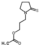 CAS 登录号：155106-23-3， 3-(2-硫代-1-吡咯烷基)丙基乙酸酯