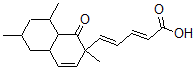 CAS 登录号：155111-90-3， (2E,4E)-5-(2,6,8-三甲基-1-氧代-4a,5,6,7,8,8a-六氢萘-2-基)戊-2,4-二烯酸