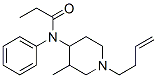 CAS 登录号：155125-61-4， N-(1-丁-3-烯基-3-甲基哌啶-4-基)-N-苯丙酰胺