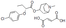 CAS#: 155156-22-2, 3-alpha-Tropanyl 2-(4-chlorophenoxy)butyrate (Z)-2-butenedioate (1:1)
