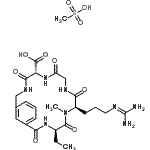 CAS#: 155158-97-7, (5R,11R,14R)-11-{3-[(Diaminomethylene)Amino]Propyl}-14-Ethyl-12-Methyl-4,7,10,13,16-Pentaoxo-3,6,9,12,15-Pentaazabicyclo[15.3.1]Henicosa-1(21),17,19-Triene-5-Carboxylic Acid Methanesulfonate (1:1)