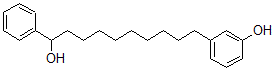 CAS#: 155233-36-6, 3-(10-Hydroxy-10-Phenyldecyl)Phenol