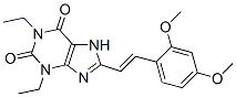 CAS#: 155271-02-6, 8-[(E)-2-(2,4-Dimethoxyphenyl)Ethenyl]-1,3-Diethyl-7H-Purine-2,6-Dione