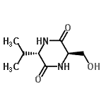 CAS#: 155322-96-6, (3R,6S)-3-(Hydroxymethyl)-6-Isopropyl-2,5-Piperazinedione