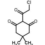 CAS 登录号：155372-77-3， 2-(氯乙酰基)-5,5-二甲基-1,3-环己烷二酮