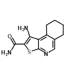 CAS#: 155412-95-6, 1-Amino-6,7,8,9-Tetrahydrothieno[2,3-c]Isoquinoline-2-Carboxamide