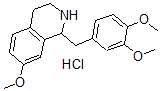 CAS#: 155413-71-1, 1-[(3,4-Dimethoxyphenyl)Methyl]-7-Methoxy-1,2,3,4-Tetrahydroisoquinoline Hydrochloride