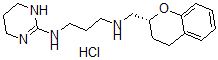 CAS 登录号：155428-00-5， N-[[(2R)-色满-2-基]甲基]-N'-(1,4,5,6-四氢嘧啶-2-基)丙烷-1,3-二胺盐酸盐