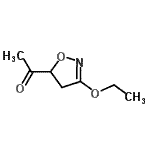 CAS 登录号：155430-82-3， 1-(3-乙氧基-4,5-二氢-1,2-恶唑-5-基)乙酮