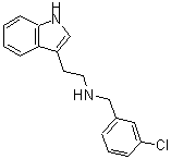 CAS 登录号：155503-31-4， N-(3-氯苄基)-2-(1H-吲哚-3-基)乙胺