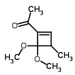 CAS#: 155504-23-7, 1-(4,4-Dimethoxy-3-Methyl-1-Cyclobuten-1-Yl)Ethanone