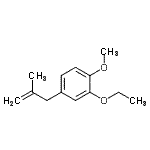 CAS 登录号：155583-50-9， 2-乙氧基-1-甲氧基-4-(2-甲基-2-丙烯-1-基)苯