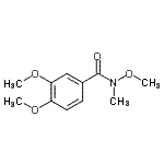 CAS#: 155586-38-2, N,3,4-Trimethoxy-N-Methylbenzamide
