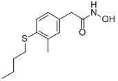 CAS 登录号：15560-07-3， 2-[4-(丁硫基)-3-甲基苯基]乙酰氧肟酸