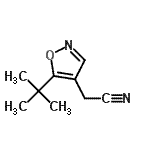 CAS#: 155602-45-2, [5-(2-Methyl-2-Propanyl)-1,2-Oxazol-4-Yl]Acetonitrile