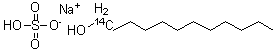 CAS#: 155614-07-6, 1-Dodecanol-1-14C hydrogen sulfate sodium salt