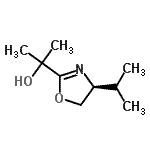 CAS 登录号：155631-48-4， 2-[(4S)-4-异丙基-4,5-二氢-1,3-恶唑-2-基]-2-丙醇