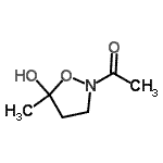 CAS#: 155655-74-6, 1-(5-Hydroxy-5-Methyl-1,2-Oxazolidin-2-Yl)Ethanone
