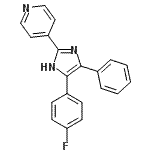 CAS#: 155698-28-5, 4-[5-(4-Fluorophenyl)-4-Phenyl-1H-Imidazol-2-Yl]Pyridine