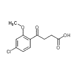CAS#: 15572-02-8, 4-(4-Chloro-2-Methoxyphenyl)-4-Oxobutanoic Acid