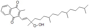 CAS 登录号：15576-39-3， 维他命K1-氢过氧化物