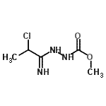 CAS 登录号：155764-70-8， 甲基2-(2-氯亚氨代丙酰基)肼羧酸酯