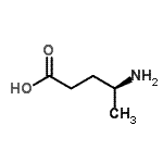 CAS 登录号：1558-59-4， (4S)-4-氨基戊酸