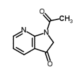 CAS 登录号：155818-89-6， 1-乙酰基-1,2-二氢-3H-吡咯并[2,3-b]吡啶-3-酮