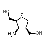 CAS 登录号：155935-61-8， [(2S,3R,4R)-3-氨基-2,4-吡咯烷二基]二甲醇
