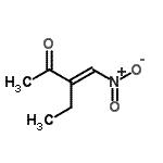 CAS 登录号：155990-67-3， (3E)-3-(硝基甲基烯)-2-戊酮